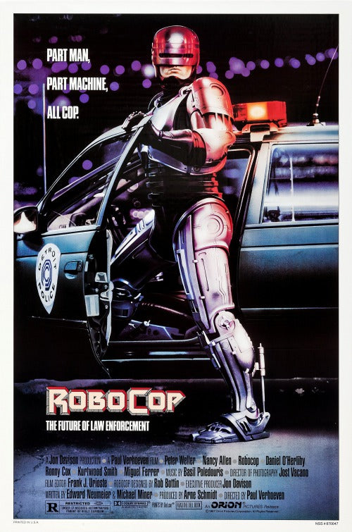 the movie poster: RoboCop (1987)
