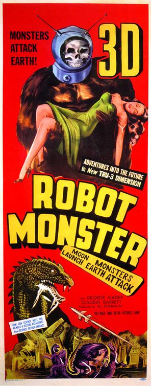 the movie poster: Robot Monster (1953)