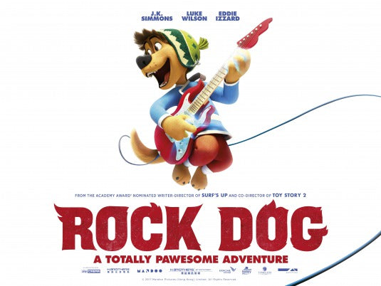 1000 piece jigsaw puzzle for the movie poster: Rock Dog (2016)
