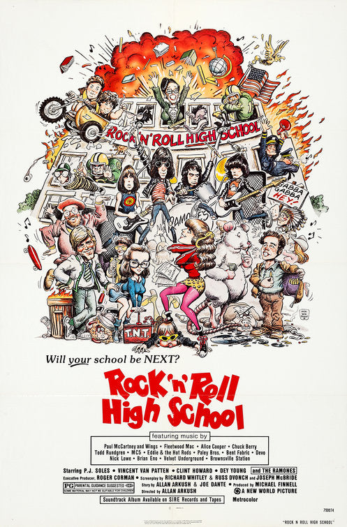 the movie poster: Rock 'n' Roll High School (1979)