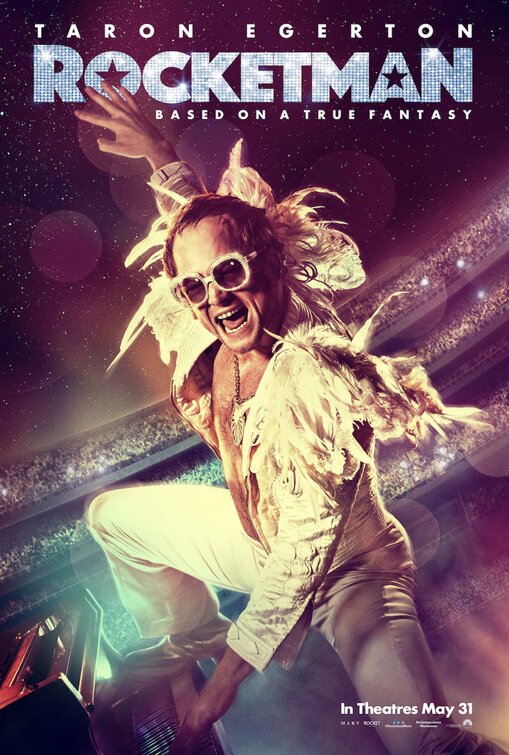 1000 piece jigsaw puzzle for the movie poster: Rocketman (2019)