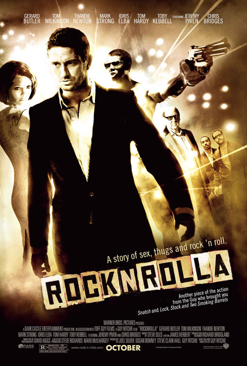 the movie poster: RocknRolla (2008) ver2