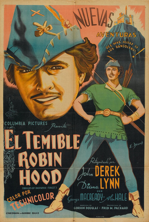1000 piece jigsaw puzzle for the movie poster: Rogues of Sherwood Forest (1950) ver2