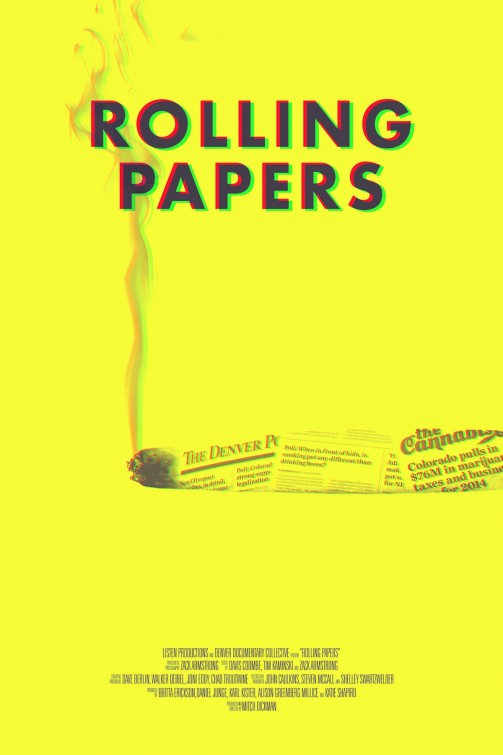 1000 piece jigsaw puzzle for the movie poster: Rolling Papers (2015)
