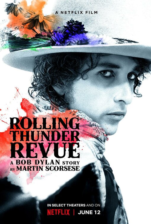 1000 piece jigsaw puzzle for the movie poster: Rolling Thunder Revue: A Bob Dylan Story by Martin Scorsese (2019)