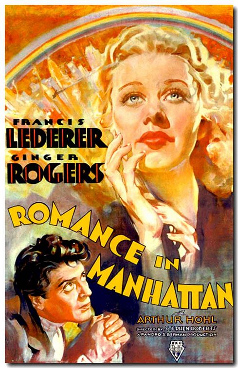 the movie poster: Romance in Manhattan (1935)