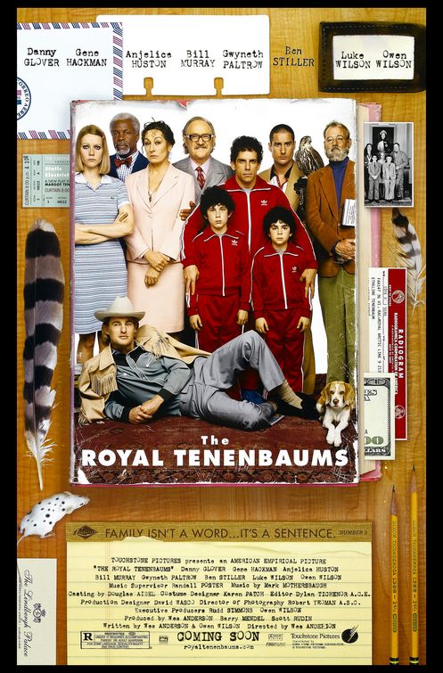 the movie poster: The Royal Tenenbaums (2001)