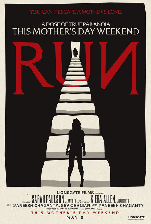 1000 piece jigsaw puzzle for the movie poster: Run (2020)