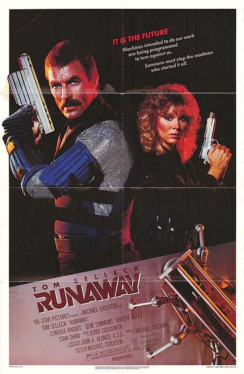 the movie poster: Runaway (1984)