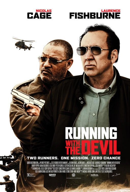 1000 piece jigsaw puzzle for the movie poster: Running with the Devil (2019)