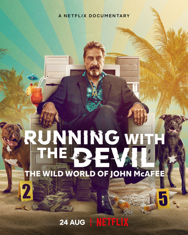 1000 piece jigsaw puzzle for the movie poster: Running with the Devil: The Wild World of John McAfee (2022)