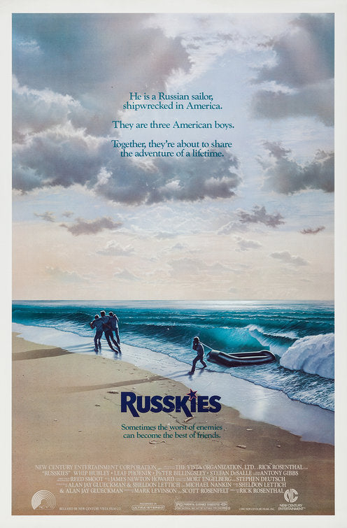 1000 piece jigsaw puzzle for the movie poster: Russkies (1987)