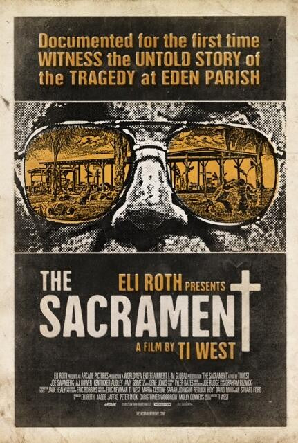1000 piece jigsaw puzzle for the movie poster: The Sacrament (2014)