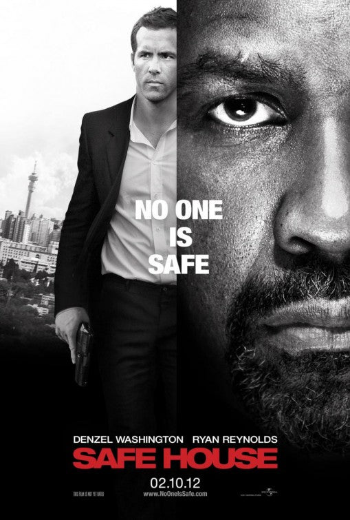 1000 piece jigsaw puzzle for the movie poster: Safe House (2012) ver3