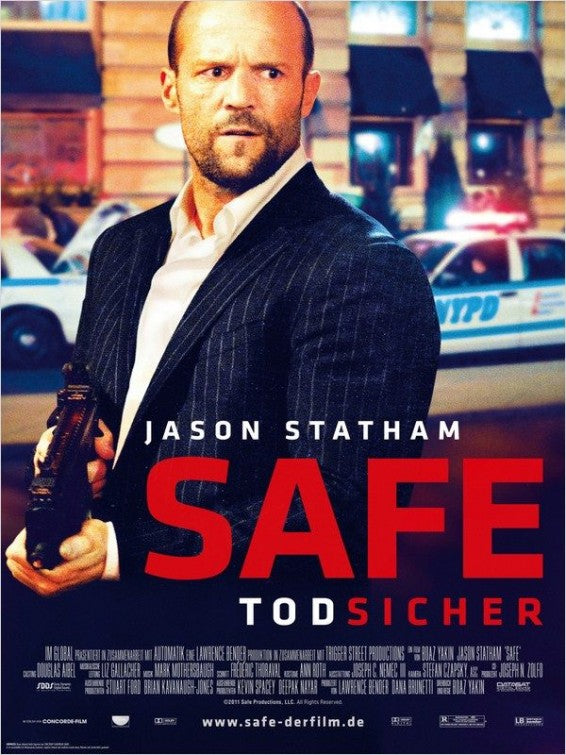 1000 piece jigsaw puzzle for the movie poster: Safe (2012) ver6