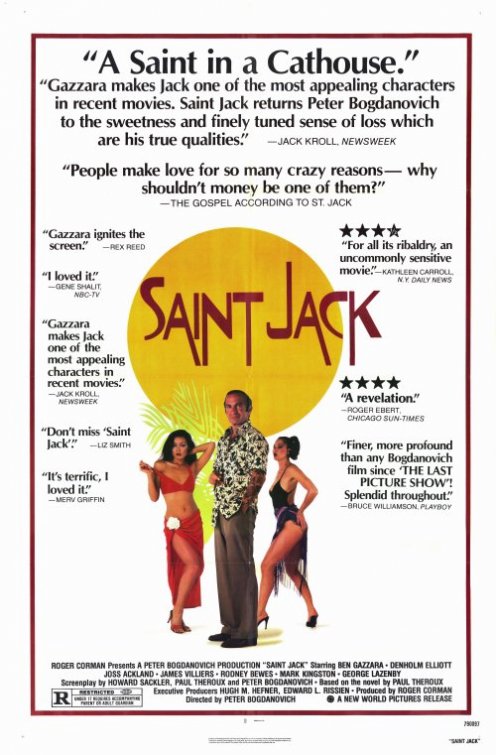1000 piece jigsaw puzzle for the movie poster: Saint Jack (1979)