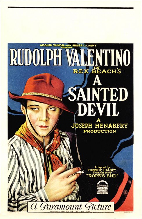 the movie poster: A Sainted Devil (1924)