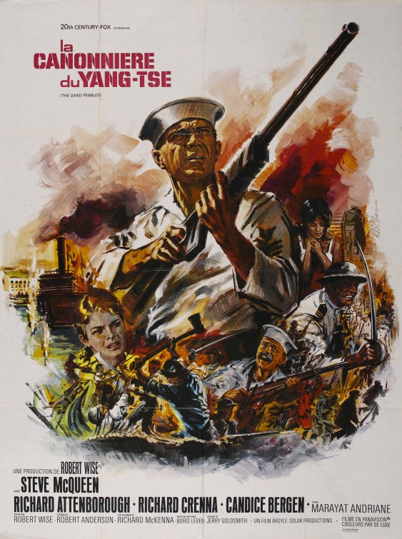 1000 piece jigsaw puzzle for the movie poster: The Sand Pebbles (1966) ver6