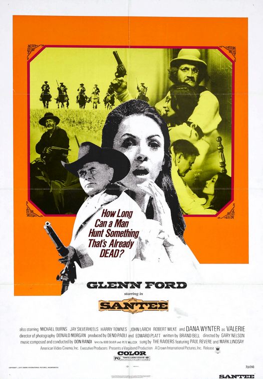 the movie poster: Santee (1973)
