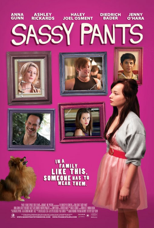 1000 piece jigsaw puzzle for the movie poster: Sassy Pants (2012)