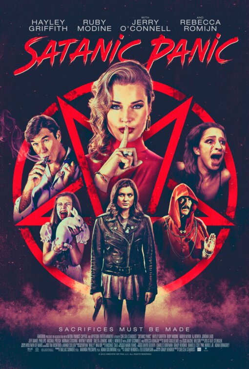 1000 piece jigsaw puzzle for the movie poster: Satanic Panic (2019)