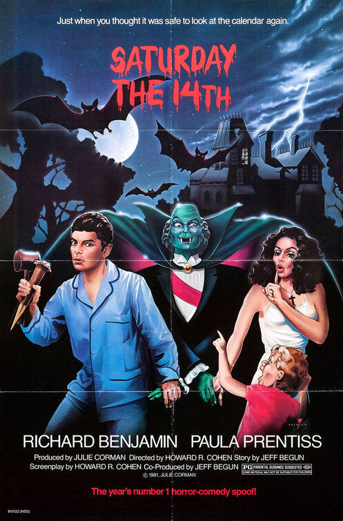 the movie poster: Saturday the 14th (1981)