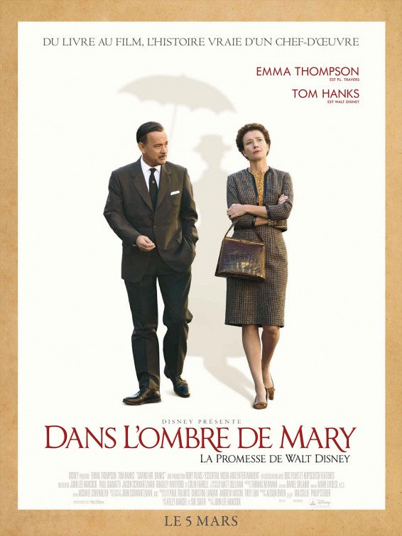 1000 piece jigsaw puzzle for the movie poster: Saving Mr. Banks (2013) ver2