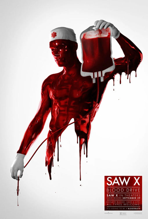 1000 piece jigsaw puzzle for the movie poster: Saw X (2023) ver5