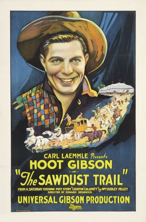 the movie poster: The Sawdust Trail (1924)