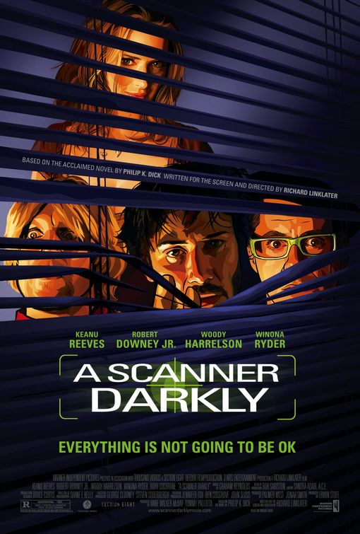 the movie poster: A Scanner Darkly (2006)