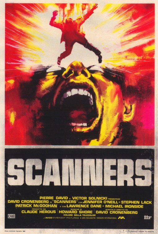 1000 piece jigsaw puzzle for the movie poster: Scanners (1981) ver4
