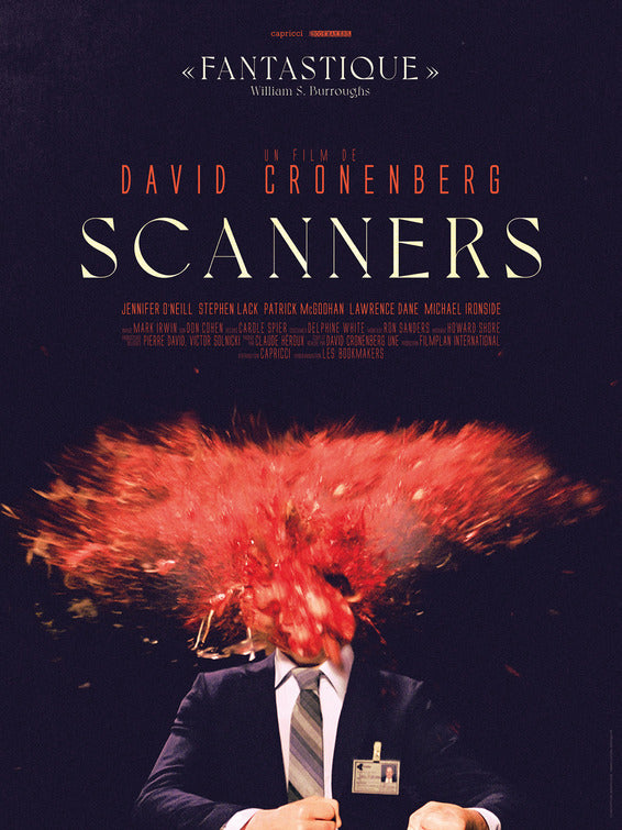 1000 piece jigsaw puzzle for the movie poster: Scanners (1981) ver6
