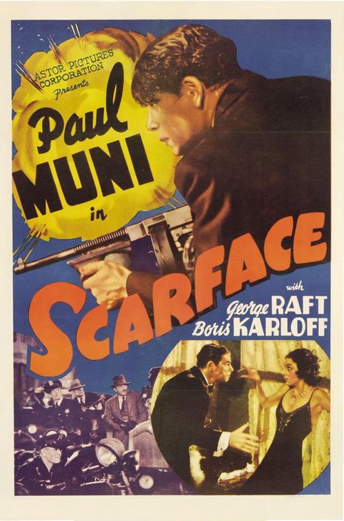 the movie poster: Scarface (1932)