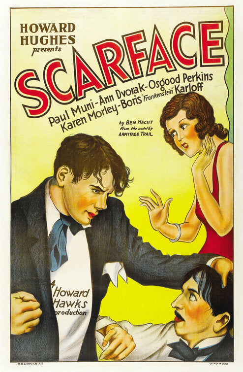 1000 piece jigsaw puzzle for the movie poster: Scarface (1932) ver2