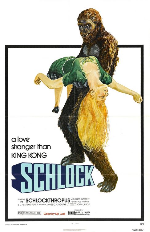 the movie poster: Schlock (1973)