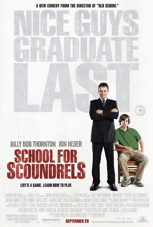the movie poster: School for Scoundrels (2006)