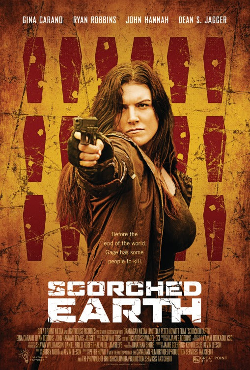 1000 piece jigsaw puzzle for the movie poster: Scorched Earth (2017)
