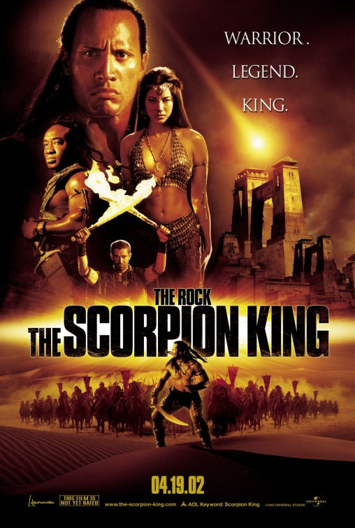 the movie poster: The Scorpion King (2002) ver2