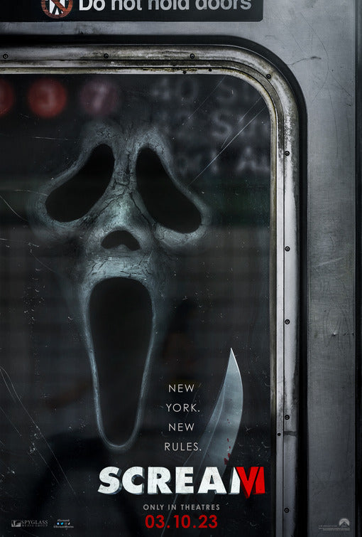 1000 piece jigsaw puzzle for the movie poster: Scream VI (2023)
