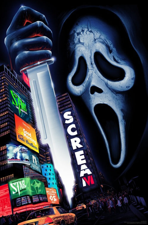 1000 piece jigsaw puzzle for the movie poster: Scream VI (2023) ver23