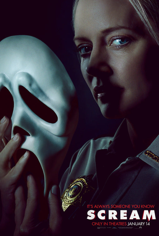 1000 piece jigsaw puzzle for the movie poster: Scream (2022) ver15