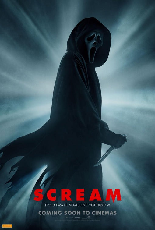 1000 piece jigsaw puzzle for the movie poster: Scream (2022) ver2