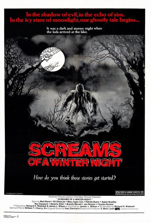 1000 piece jigsaw puzzle for the movie poster: Screams of a Winter Night (1979)