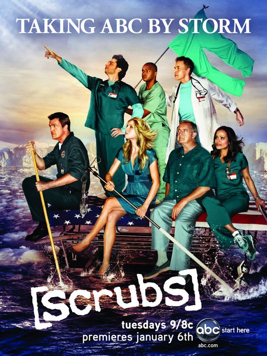 1000 piece jigsaw puzzle for tv poster: Scrubs, ver2