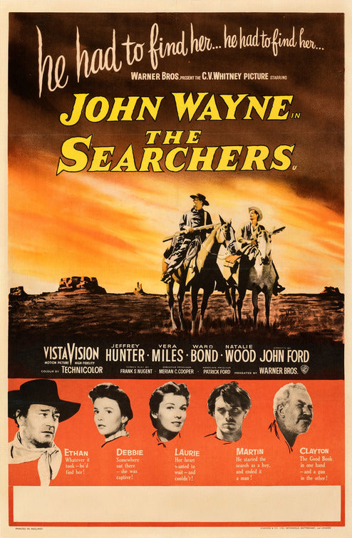 1000 piece jigsaw puzzle for the movie poster: The Searchers (1956) ver2