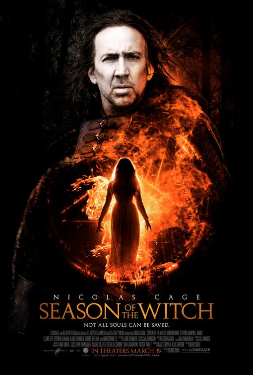 1000 piece jigsaw puzzle for the movie poster: Season of the Witch (2011)