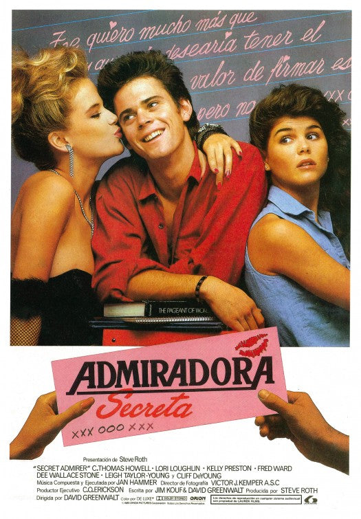 the movie poster: Secret Admirer (1985) ver3