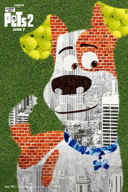 1000 piece jigsaw puzzle for the movie poster: The Secret Life of Pets 2 (2019) ver11