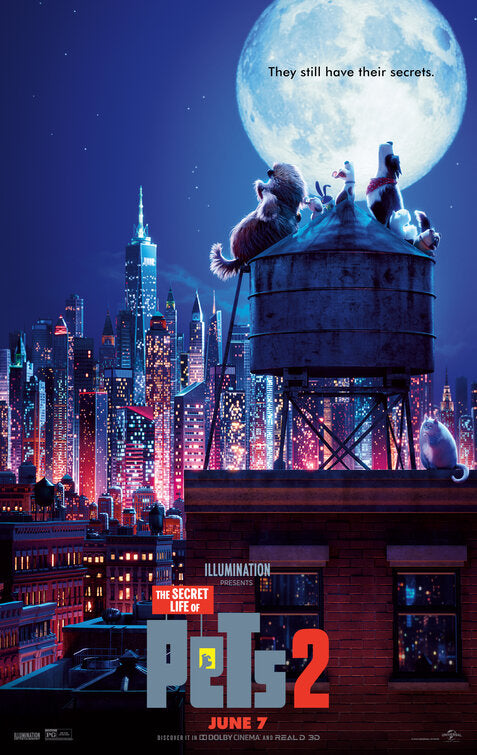 1000 piece jigsaw puzzle for the movie poster: The Secret Life of Pets 2 (2019) ver15