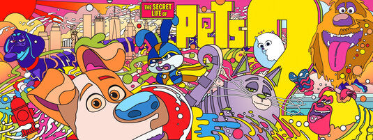 1000 piece jigsaw puzzle for the movie poster: The Secret Life of Pets 2 (2019) ver22